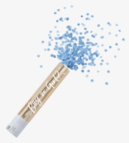 Blue Gender Reveal Confetti Shooter - Baby Boy Gender Reveal Canons, HD Png Download, Transparent PNG