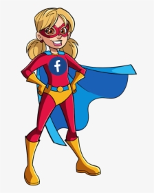 Facebook Superhero, HD Png Download, Transparent PNG