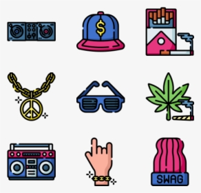 Urban Hip Hop Icons, HD Png Download, Transparent PNG