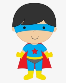 Super Hero Clip Art Cute - Boy Superhero Clipart, HD Png Download, Transparent PNG