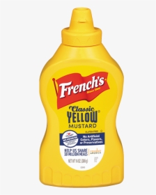 French S Classic Yellow Mustard - French's Yellow Mustard, HD Png Download, Transparent PNG
