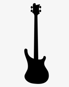 Bass Guitar Silhouette Png, Transparent Png, Transparent PNG