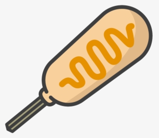 Corn Dog With Mustard Shirt, HD Png Download, Transparent PNG