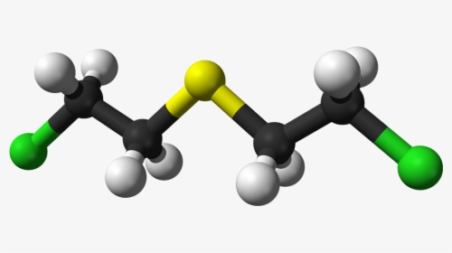 Sulfur Mustard 3d Balls - Mustard Gas Chemical, HD Png Download, Transparent PNG