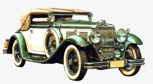 Old Luxury Car - Transparent Background Vintage Car Png, Png Download, Transparent PNG