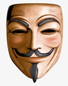 Guy Fawkes Mask - Ar Mask Png, Transparent Png, Transparent PNG