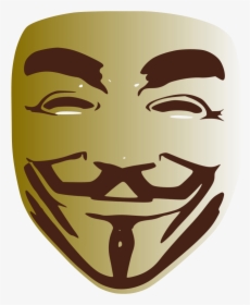 Anonymous Guy Fawkes Mask Clip Art - Mask Sticker New, HD Png Download, Transparent PNG