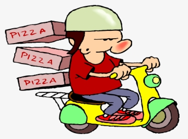 Domino S Pizza Clipart - Pizza Delivery Clipart, HD Png Download, Transparent PNG