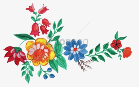 Image With Transparent Background - Watercolor Flower Art Png, Png Download, Transparent PNG