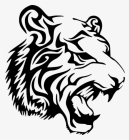 Tribal Tiger Vector, HD Png Download, Transparent PNG