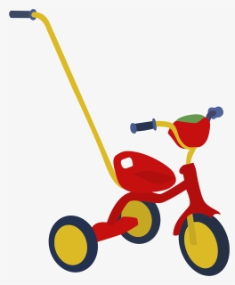 Red Tricycle - Kid Trike Clip Art, HD Png Download, Transparent PNG