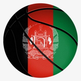 Basketball Ball, Iran, Tajikistan, Afghanistan, India - Афганистан Флаг, HD Png Download, Transparent PNG