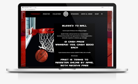 Basketball Website Design, HD Png Download, Transparent PNG