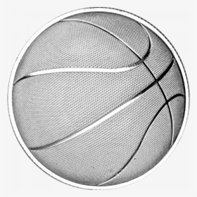 Basketball Transparent Silver - Basketball Silver And Black, HD Png Download, Transparent PNG