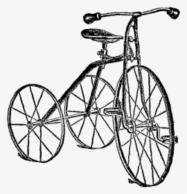 Free Tricycle Digital Stamp - Road Bicycle, HD Png Download, Transparent PNG