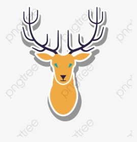 Cute Deer Head Png - Deer, Transparent Png, Transparent PNG