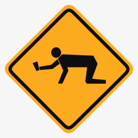 Warning Crossing Road Free Photo - Australia Road Sign, HD Png Download, Transparent PNG