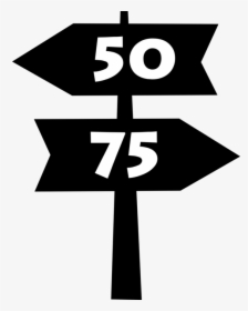 Vector Illustration Of Highway Or Street Signs With - Cross, HD Png Download, Transparent PNG