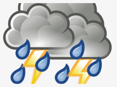 Hurricane Clipart Thunderstorm - Clipart Thunderstorm, HD Png Download, Transparent PNG