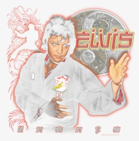 Elvis Presley Karate Men S Ringer T-shirt - Illustration, HD Png Download, Transparent PNG