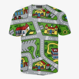 Toy Car City Map Tracksuit, HD Png Download, Transparent PNG