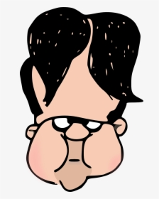 Cartoon Guy With Big Head, HD Png Download, Transparent PNG