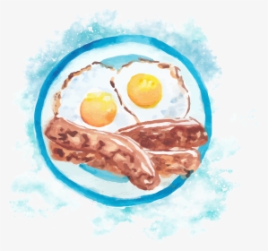 Fried Egg Breakfast And - Fried Egg, HD Png Download, Transparent PNG