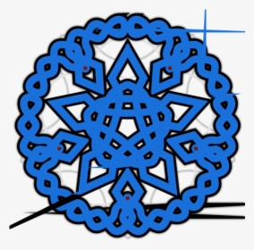 Knitting Decoration Vector Image - Circle, HD Png Download, Transparent PNG
