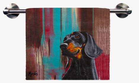 Dachshund Hand Towel - Towel, HD Png Download, Transparent PNG