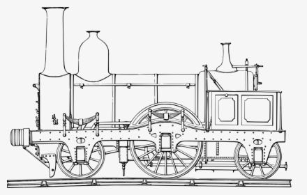 Steam Train Engine - Steam Train Colouring Pages, HD Png Download, Transparent PNG
