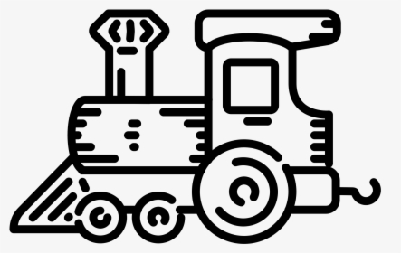 Steam Locomotive Train Rail Transport Diesel Locomotive - 19th Century Transportation Drawing, HD Png Download, Transparent PNG