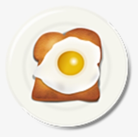 Egg Toast Breakfast Free Images At Clker Com Vector - Eggs And Toast Clipart, HD Png Download, Transparent PNG
