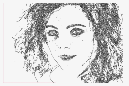 Beautiful Woman Art 2 Clip Arts - Sketch, HD Png Download, Transparent PNG