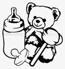 Cliparts For Free Download Rattle Clipart Drawn Baby - Toys Black And White Png, Transparent Png, Transparent PNG