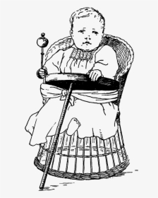 Baby Download Rattle Vintage Illustration - Drawing, HD Png Download, Transparent PNG
