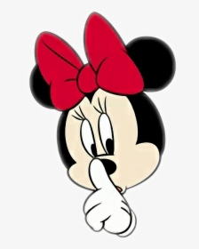 Minnie Mouse Shh , Png Download - Minnie Mouse Shhh Png, Transparent Png, Transparent PNG