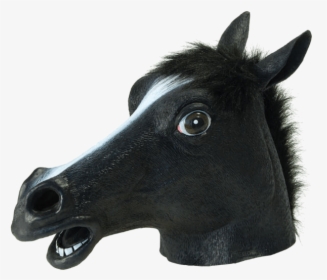 Black Horse Mask Png, Transparent Png, Transparent PNG