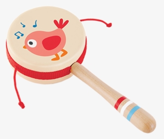 Hape New Live Baby Rattle Wooden Hand Drum Children - Wooden 6 Months Baby Toys, HD Png Download, Transparent PNG