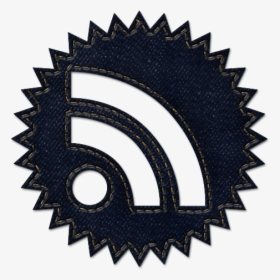 Social, Denim, Subscribe, Badge, Rss, Feed, Jean Icon - Rss Icon, HD Png Download, Transparent PNG