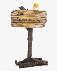 Fairies Sleeping Fairy Garden Sign - Sign, HD Png Download, Transparent PNG