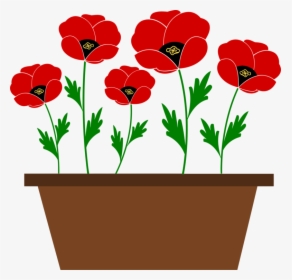Plant,flower,seed Plant - Flowers Pot Clip Art, HD Png Download, Transparent PNG