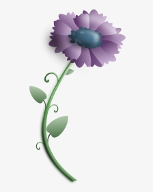Flower - Flor Lila En Png, Transparent Png, Transparent PNG