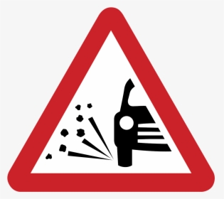 Loose Chippings Sign, HD Png Download, Transparent PNG