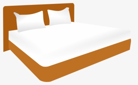 Double Bed Clip Arts - King Size Bed Clipart, HD Png Download, Transparent PNG