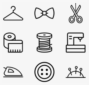 Sewing - Business Line Icon Png, Transparent Png, Transparent PNG