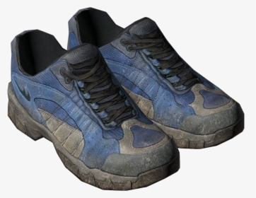 Low Hiking Boots - Blue Gray Hiking Shoes, HD Png Download, Transparent PNG