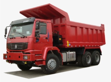 Widely Used Sinotruck Howo Hino Dump Truck 20-50ton - Dump Truck Red Png, Transparent Png, Transparent PNG