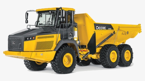 310e Adt On White Background - John Deere Construction Machines, HD Png Download, Transparent PNG