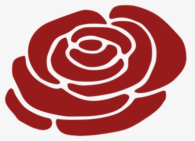 Rose Silhouette Clip Art - Red Rose Silhouette Transparent, HD Png Download, Transparent PNG