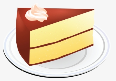 Free Clipart Of A Layered Vanilla Cake With Chocolate - Free Clipart Cake, HD Png Download, Transparent PNG